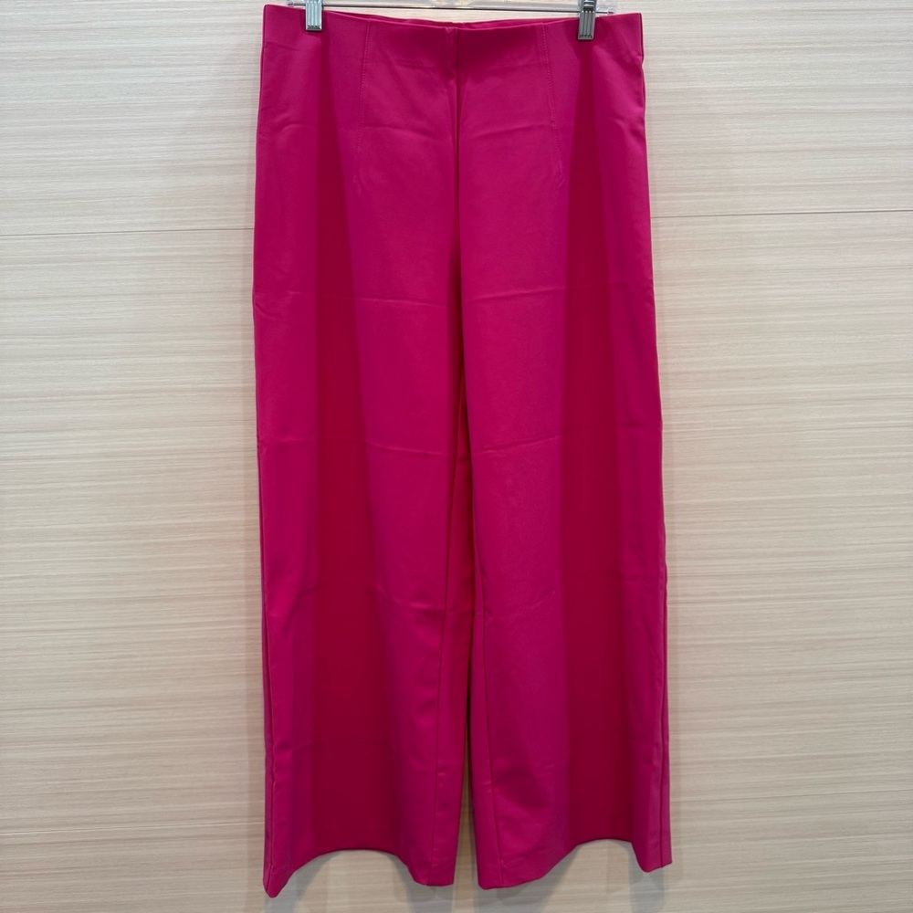 Nicole Miller Pink Wide Leg Pants